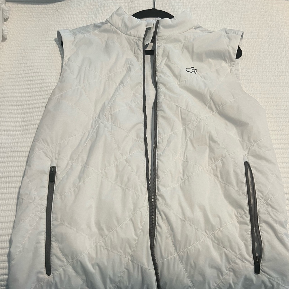KJUS White Quilted Sleeveless Vest - Masters